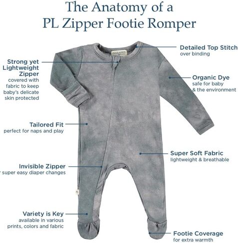 Baby Rib Seamless Zipper Footie Romper in Saudi Arabia