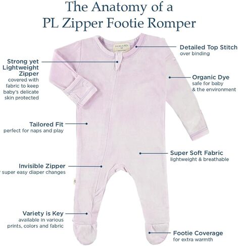 Baby Rib Seamless Zipper Footie Romper in Saudi Arabia