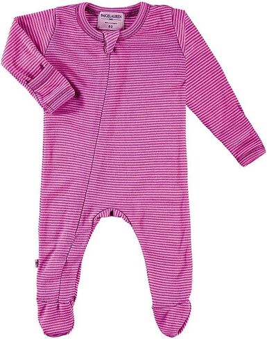 Baby Rib Seamless Zipper Footie Romper in Saudi Arabia