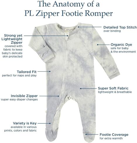 Baby Rib Seamless Zipper Footie Romper in Saudi Arabia
