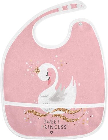 Baby Bibs for Baby Boy Girl Waterproof Feeding Bib Apron Cotton Food Eating Bib 2 Packs in Saudi Arabia