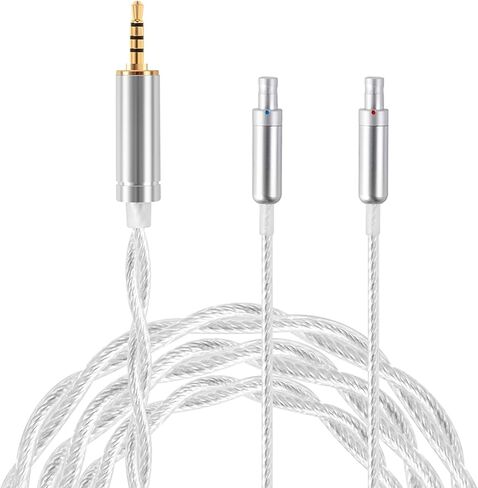 FAAEAL 8N OFC German Copper Cable Wire Compatible with Sennheiser HD800 HD800s HD820 HD820s HD8XX Dharma D1000 Earbuds 1.5m/4.9ft 4.4mm Balanced Plug in Kuwait