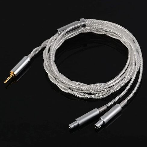 FAAEAL 8N OFC German Copper Cable Wire Compatible with Sennheiser HD800 HD800s HD820 HD820s HD8XX Dharma D1000 Earbuds 1.5m/4.9ft 4.4mm Balanced Plug in Kuwait