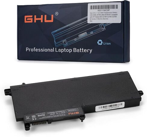 بطارية GHU جديدة CM03XL بقدرة 50 وات في الساعة متوافقة مع HP EliteBook 840 845 850 740 745 750 G1 G2 Series 717376-001 CM03050XL CO06 CO06XL E7U24AA HSTNN-IB4R HSTNN-DB4Q HSTNN-LB4R HP ZBook 14 in Saudi Arabia