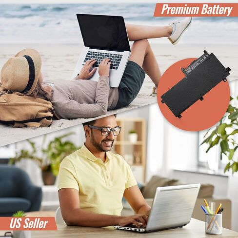 بطارية GHU جديدة CM03XL بقدرة 50 وات في الساعة متوافقة مع HP EliteBook 840 845 850 740 745 750 G1 G2 Series 717376-001 CM03050XL CO06 CO06XL E7U24AA HSTNN-IB4R HSTNN-DB4Q HSTNN-LB4R HP ZBook 14 in Saudi Arabia