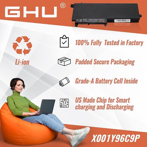 بطارية GHU جديدة CM03XL بقدرة 50 وات في الساعة متوافقة مع HP EliteBook 840 845 850 740 745 750 G1 G2 Series 717376-001 CM03050XL CO06 CO06XL E7U24AA HSTNN-IB4R HSTNN-DB4Q HSTNN-LB4R HP ZBook 14 in Saudi Arabia