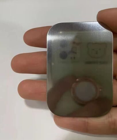 SALEX Replacement Metal Plates Set for Magnetic Car Mount, Wall, Phone Holder. 4 Large Silver Iron Discs Without Holes for Magnets. 3M Adhesive Thin Steel Cell Phone Case Back Magnet Stickers 4 Pack. in Kuwait