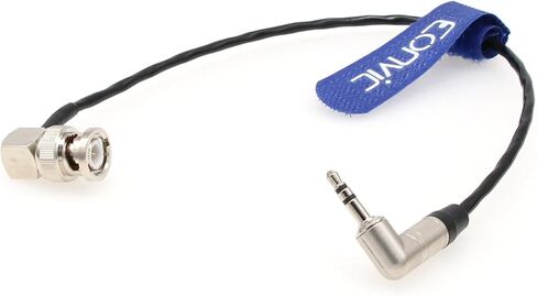 Eonvic Tentacle Sync 3.5mm TRS to BNC Timecode Cable for Canon EOS C300/500 Sony F55/ Amira/Zoom F8 Camera,30CM in Saudi Arabia