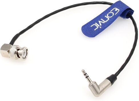 Eonvic Tentacle Sync 3.5mm TRS to BNC Timecode Cable for Canon EOS C300/500 Sony F55/ Amira/Zoom F8 Camera,30CM in Saudi Arabia