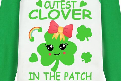 DDSOL سانت باتريك تي شيرت طفل صبي محظوظ البرسيم شامروك قميص قميص قطني بكم طويل راجلان طفل الأيرلندية سانت تي شيرت in Kuwait