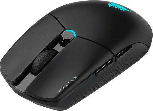 Corsair KATAR Elite Wireless Gaming Mouse - Ultra Lightweight, 26,000 DPI Optical Sensor- Black (Renewed) in Saudi Arabia