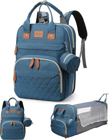Baby Diaper Bag Backpack, Large Baby Diaper Bags for Boys Girls, Baby Bag with USB Charging Port, Multifunction Waterproof Travel Bag for Moms Dads in Saudi Arabia