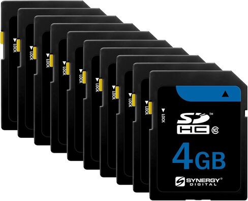 Synergy Digital 4GB Secure Digital SDHC Memory Card, Compatible with Canon Powershot A560 Digital Camera - Class 10, 20MB/s, 300 Series in Saudi Arabia