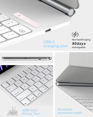 Magnetic Keyboard Case Compatible with iPad Pro 11 inch 2022/2021/2020/2018, [Smart Wake-up] [Sensitive Touchpad] [Floating Cantilever Stand] Easy to Set Wireless Smart Keyboard Case Cover, Black in Saudi Arabia