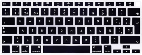 Russian Language Silicone Keyboard Cover A2179 Silicone Protective Skin Keyboard Protector for MacBook Air 13 inch with Touch ID A2337 M1 Chip EU Layout in Saudi Arabia