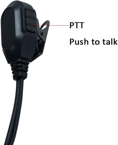 سماعة أذن لاسلكية مع ميكروفون PTT G على شكل سماعة أذن متوافقة مع Motorola Talkabout MH230R MR350R T200 T200TP T260 T260TP T460 T600 MT350R راديو ثنائي الاتجاه 10 عبوات in Saudi Arabia
