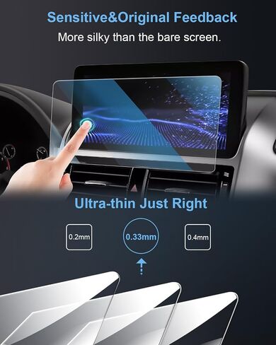 10.2" Car Screen Protector 【Smooth as Silk】 for 2022 2023 Lexus GX 460 Accessories GPS Navigation Touchscreen 9H Hardness Tempered Glass Compatible with 2022-2023 GX 460 - HD Clear in Saudi Arabia