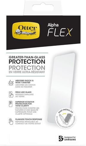 OtterBox Galaxy S23+ Bundle: Commuter Series case (Black) & Alpha Flex Screen Protector in Saudi Arabia