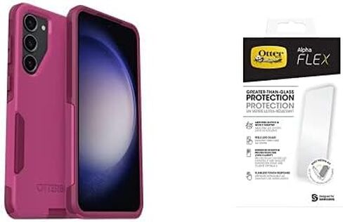 OtterBox Galaxy S23+ Bundle: Commuter Series case (Black) & Alpha Flex Screen Protector in Saudi Arabia
