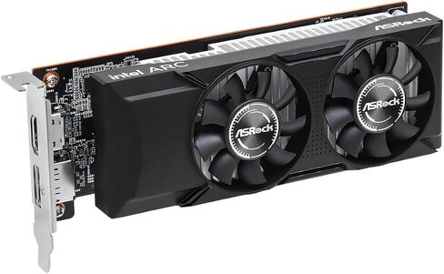 ASRock Intel ARC A750 Challenger D 8GB OC، 8GB DDR6، PCIe4، 2 HDMI، 2 DP، ساعة 2200 ميجاهرتز، تبريد 0 ديسيبل، كسر سرعة التشغيل in Kuwait