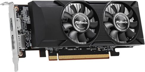 ASRock Intel ARC A750 Challenger D 8GB OC، 8GB DDR6، PCIe4، 2 HDMI، 2 DP، ساعة 2200 ميجاهرتز، تبريد 0 ديسيبل، كسر سرعة التشغيل in Kuwait