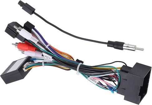 Radio Stereo Wiring Harness Adapter,Audio Wiring Harness with CAN Bus Box 16Pin Replacement for Cruze in Saudi Arabia