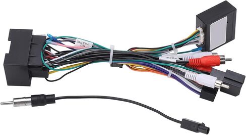 Radio Stereo Wiring Harness Adapter,Audio Wiring Harness with CAN Bus Box 16Pin Replacement for Cruze in Saudi Arabia