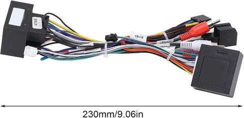 Radio Stereo Wiring Harness Adapter,Audio Wiring Harness with CAN Bus Box 16Pin Replacement for Cruze in Saudi Arabia