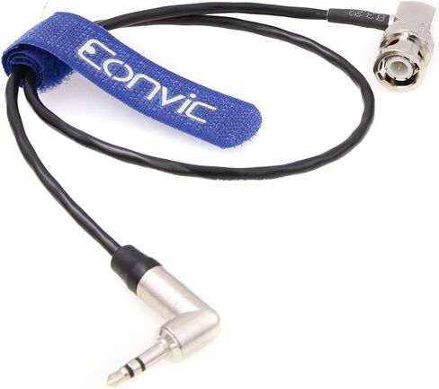 Eonvic Tentacle Sync 3.5mm TRS to BNC Timecode Cable for Canon EOS C300/500 Sony F55/ Amira/Zoom F8 Camera,30CM in Saudi Arabia