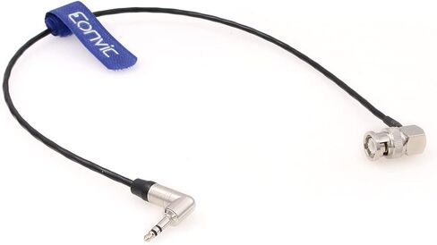 Eonvic Tentacle Sync 3.5mm TRS to BNC Timecode Cable for Canon EOS C300/500 Sony F55/ Amira/Zoom F8 Camera,30CM in Saudi Arabia