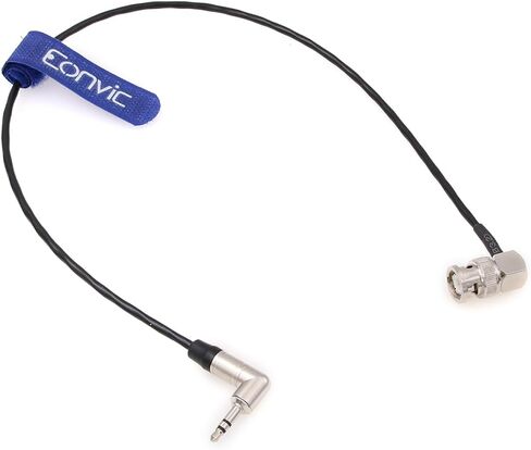 Eonvic Tentacle Sync 3.5mm TRS to BNC Timecode Cable for Canon EOS C300/500 Sony F55/ Amira/Zoom F8 Camera,30CM in Saudi Arabia