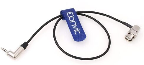 Eonvic Tentacle Sync 3.5mm TRS to BNC Timecode Cable for Canon EOS C300/500 Sony F55/ Amira/Zoom F8 Camera,30CM in Saudi Arabia