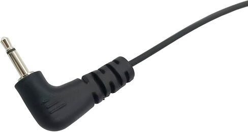 2.5 mm Plug Ear Piece Listen Only Earpiece Walkie Talkie Headset Acoustic Tube Earphone Surveillance Single Wire Receiver for Harris Police Radios xl-200 xl200 XL 200 Mic(C Ring Swivel) in Saudi Arabia