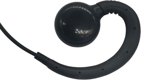 2.5 mm Plug Ear Piece Listen Only Earpiece Walkie Talkie Headset Acoustic Tube Earphone Surveillance Single Wire Receiver for Harris Police Radios xl-200 xl200 XL 200 Mic(C Ring Swivel) in Saudi Arabia