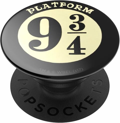 مقبض هاتف PopSockets مع مسند قابل للتوسيع، Harry Potter PopGrip - منصة 9 3/4 لامعة in Saudi Arabia