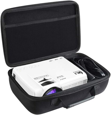 Hermitshell Hard Travel Case for DRJ Professional 7500Lumens Mini Projector (Black) in Saudi Arabia
