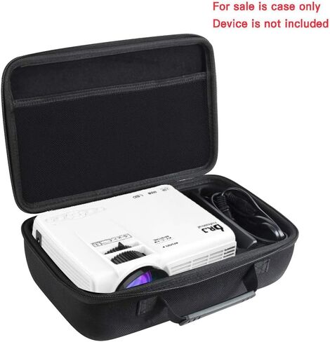 Hermitshell Hard Travel Case for DRJ Professional 7500Lumens Mini Projector (Black) in Saudi Arabia