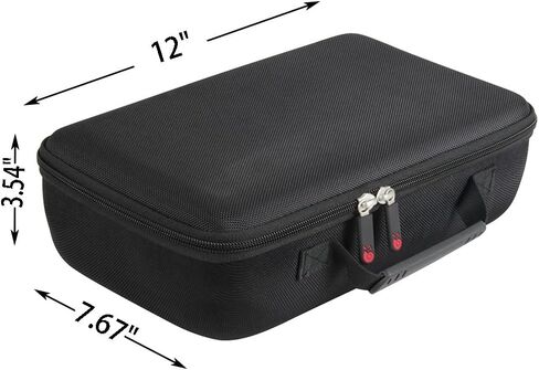 Hermitshell Hard Travel Case for DRJ Professional 7500Lumens Mini Projector (Black) in Saudi Arabia