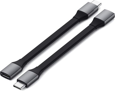 كابل شحن تمديد Satechi USB-C 10W (5 بوصات) - لا يدعم البيانات أو الفيديو - متوافق مع قاعدة الشحن المغناطيسية USB-C لساعة Apple in Kuwait