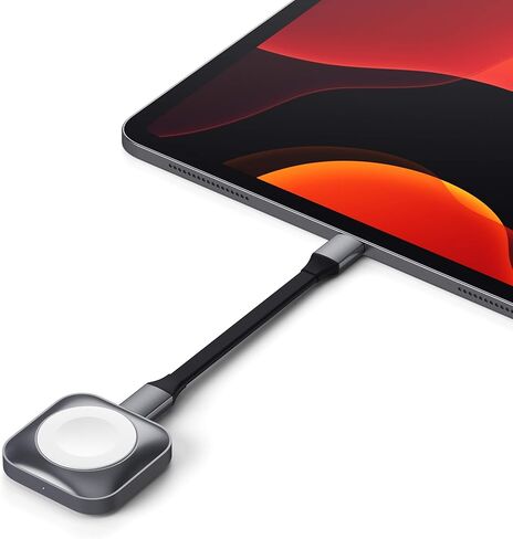 كابل شحن تمديد Satechi USB-C 10W (5 بوصات) - لا يدعم البيانات أو الفيديو - متوافق مع قاعدة الشحن المغناطيسية USB-C لساعة Apple in Kuwait