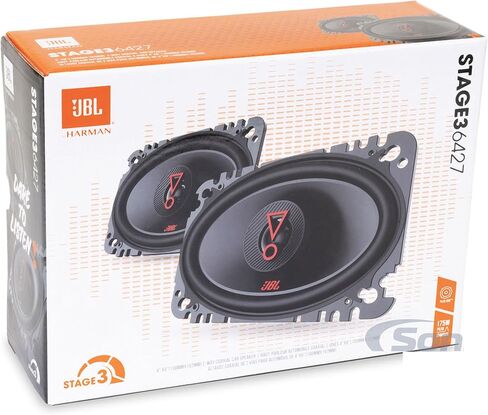 JBL Stage 6402 210W Max (70W RMS) 4" x 6" 4 ohms Stage Series 2-Way Coaxial Car Audio Speakers in Saudi Arabia