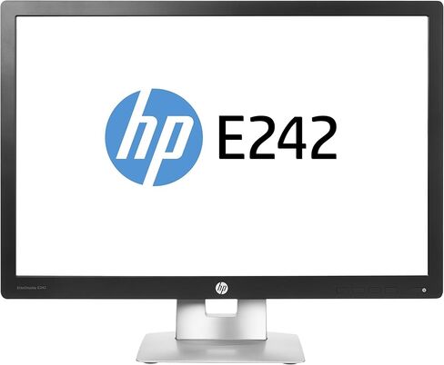 شاشة HP E242 Elite مقاس 24 بوصة LED للأعمال/المنزل M1P02A8#ABA (متجددة) in Kuwait