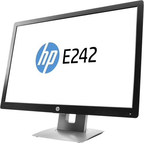 شاشة HP E242 Elite مقاس 24 بوصة LED للأعمال/المنزل M1P02A8#ABA (متجددة) in Kuwait