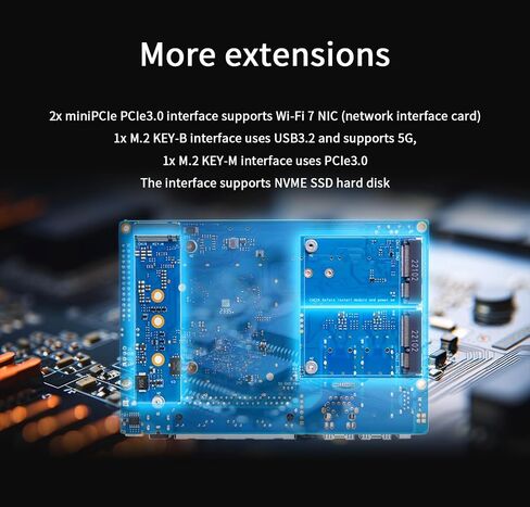 Banana Pi BPI-R4 WiFi 7 Router Development Board, with MediaTek MT7988A Chip, 4GB RAM and 8G eMMC onboard, 2X 10Gbe SFP Slot,4X Gbe Network Port (BPI R4 Basic Kit) in Saudi Arabia