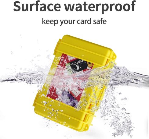 LYNCA Switch Game Card Case Compatible with Nintendo Swith Games, Protective Switch Game Cartridges Holder Carrying Storage Box, Portable Game Card Holder Case 16 Cartridge Slots for Nino Switch in Kuwait