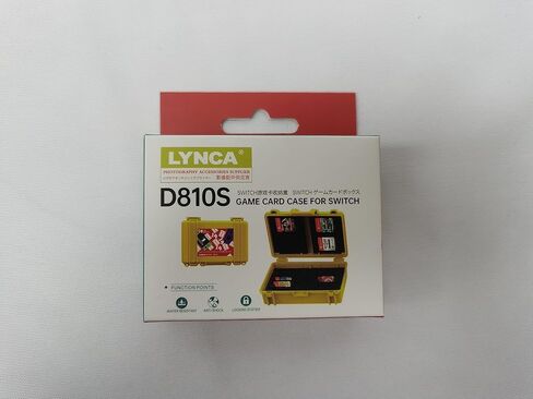 LYNCA Switch Game Card Case Compatible with Nintendo Swith Games, Protective Switch Game Cartridges Holder Carrying Storage Box, Portable Game Card Holder Case 16 Cartridge Slots for Nino Switch in Kuwait