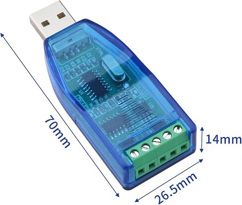 SING F LTD 2Pcs USB 2.0 to RS485 Serial Port Male Converter Replacement Compatible with Windows 7 8 10 XP Compatible with Mac USB 2.0 to RS485 Adapter in Saudi Arabia