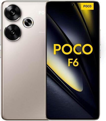 Xiaomi Poco F6 5G + 4G LTE 512GB + 12GB Global Version Unlocked 6.67" 120Hz 50Mp Triple Camera (Tmobile Mint Tello & Global) + (w/Fast Car 51W Charger Bundle) (Green Global ROM) in Saudi Arabia