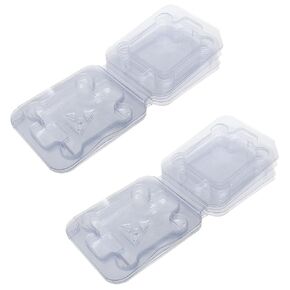 10pcs Transparent Universal CPU Protection Thickened Plastic Box Shell Tray Flip Top Container LGA1150 / 1151/1155/1156 i3 i5 i7 Intel CPU Protection Cover
