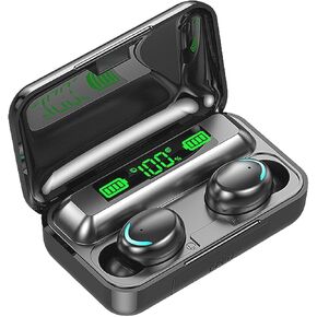 Wireless Earphones, Wireless Earbuds, HiFi Stereo, Bluetooth 5.3 Touch Control Noise Rduction Headphones, Mini Eear Buds Mic in-Ear Headphones IPX7 Waterproof Led Display for Smartphone